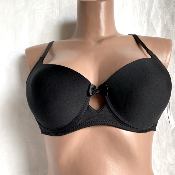 Donna L'Oren Black Underwire Padded Bra Size 36C - Picture 2 of 16